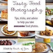 Cover of the Tasty Food Photography ebook.