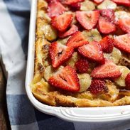 Super Easy Coconut French Toast Bake - perfect for a pretty brunch! | pinchofyum.com