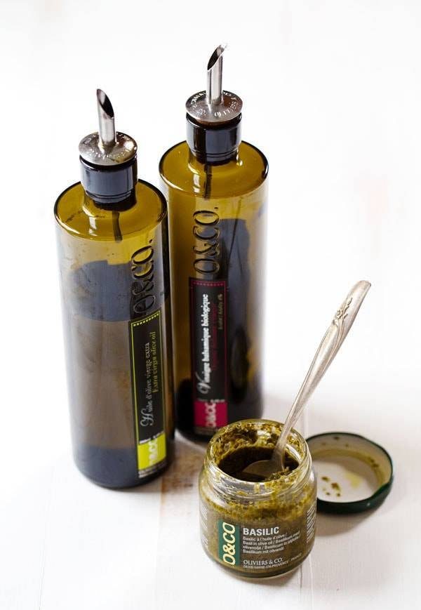 Oils and basilic paste.