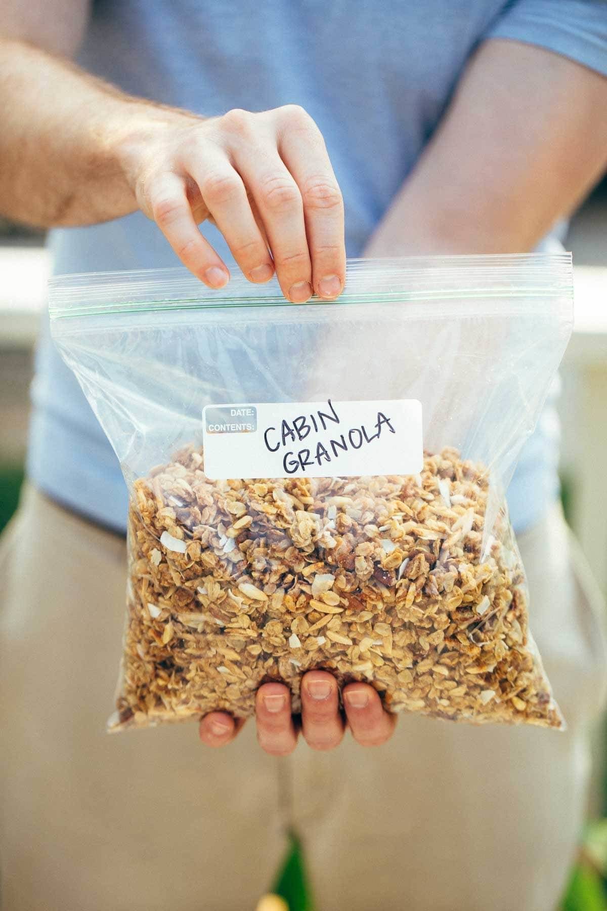 Perfect granola for taking along on summer vacation for easy, real food breakfasts! Made in 30 minutes. Simple and SO good! | pinchofyum.com Perfect granola for taking along on summer vacation for easy, real food breakfasts! Made in 30 minutes. Simple and SO good! | pinchofyum.com