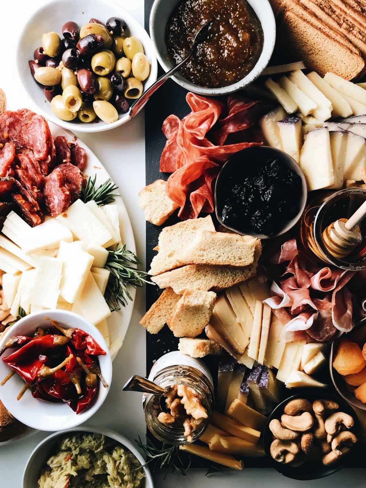 DeLallo cheese board