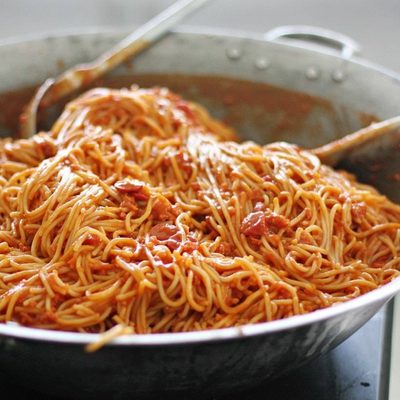 A picture of Filipino Spaghetti