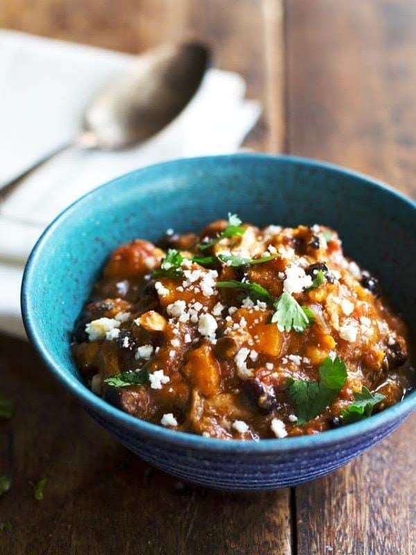 A picture of Healthy Jalapeño Sweet Potato Chicken Chili