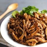 Honey Glazed Crockpot Chicken Adobo - simple pantry ingredients, hardly any hands-on time, 200 calories. | https://global-wellness.news