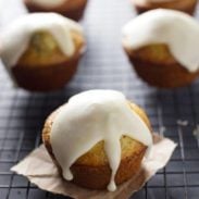 Lemon Muffins with Chia Seeds and Honey Glaze - extremely moist, bright flavor, and that glaze. ♥ | pinchofyum.com